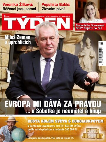 Obálka e-magazínu Týden 6/2016