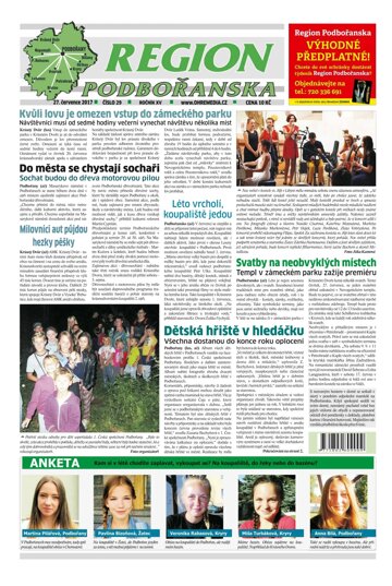 Obálka e-magazínu Region Podbořanska 29/2017