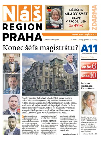 Obálka e-magazínu Náš Region - Praha 5/2025