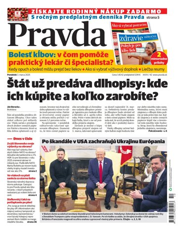 Obálka e-magazínu Pravda 03. 03. 2025