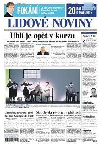 Obálka e-magazínu Lidové noviny 29.4.2014