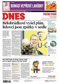 Obálka e-magazínu MF Dnes 20.10.2014