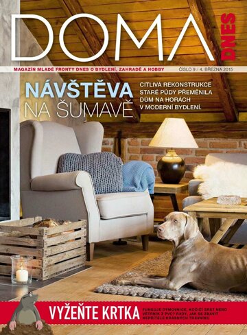 Obálka e-magazínu Doma DNES Magazín - 4.3.2015