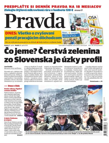 Obálka e-magazínu Pravda 25.4.2015