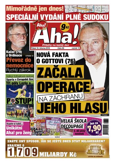 Obálka e-magazínu AHA! 18.3.2016