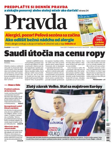 Obálka e-magazínu Pravda 4. 3. 2019