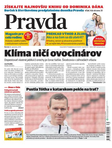 Obálka e-magazínu Pravda 26. 9. 2019