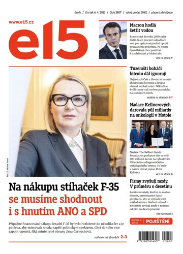 Obálka e-magazínu E15 6.4.2023