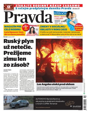 Obálka e-magazínu Pravda 09. 01. 2025