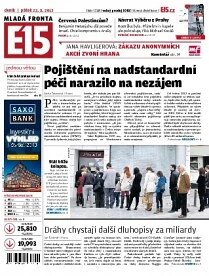 Obálka e-magazínu E15 22.3.2013