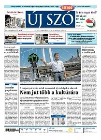 Obálka e-magazínu Új Szó 19.8.2014