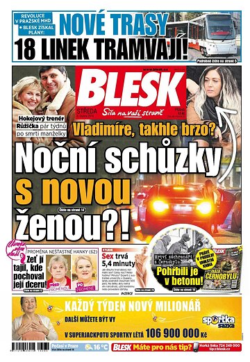 Obálka e-magazínu Blesk 6.4.2016