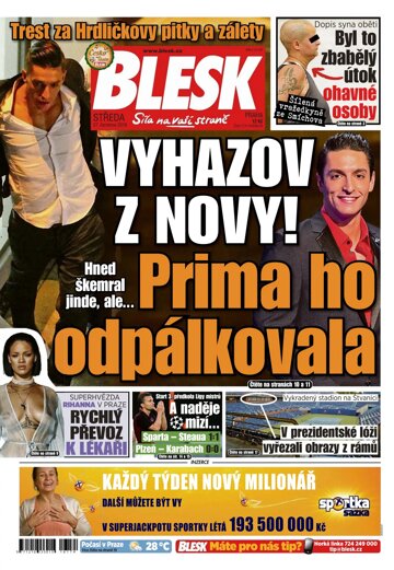 Obálka e-magazínu Blesk 27.7.2016