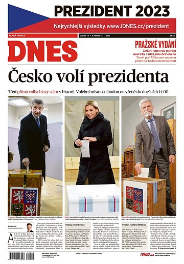 Obálka e-magazínu MF Dnes 14.1.2023