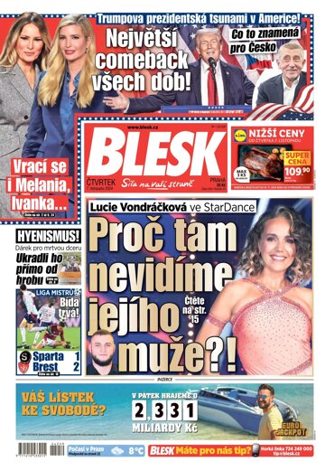 Obálka e-magazínu Blesk 7.11.2024