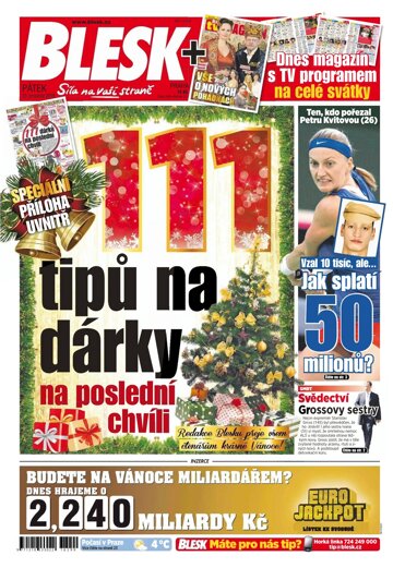 Obálka e-magazínu Blesk 23.12.2016