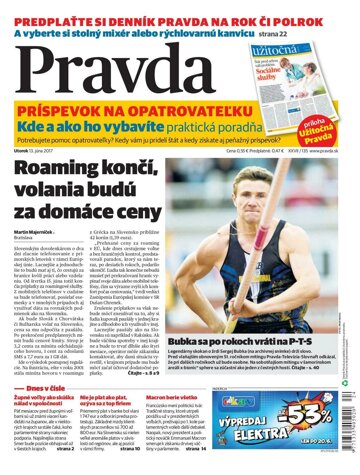 Obálka e-magazínu Pravda 13.6.2017