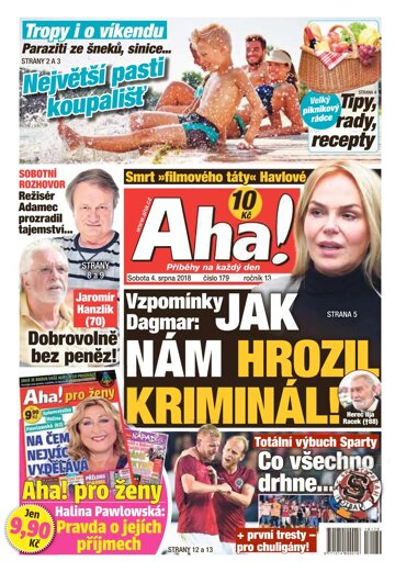 Obálka e-magazínu AHA! 4.8.2018