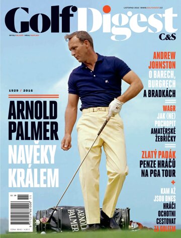 Obálka e-magazínu Golf Digest C&S 11/2016