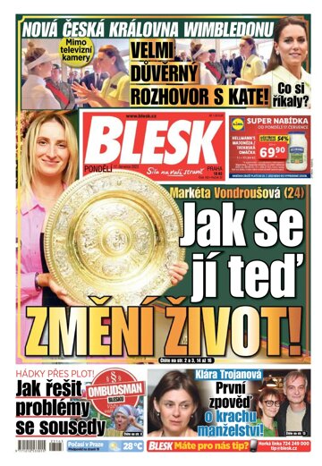 Obálka e-magazínu Blesk 17.7.2023