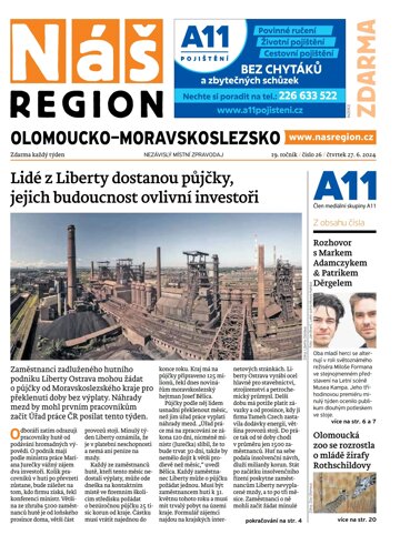 Obálka e-magazínu Náš Region - Olomoucko/Moravskoslezsko 26/2024