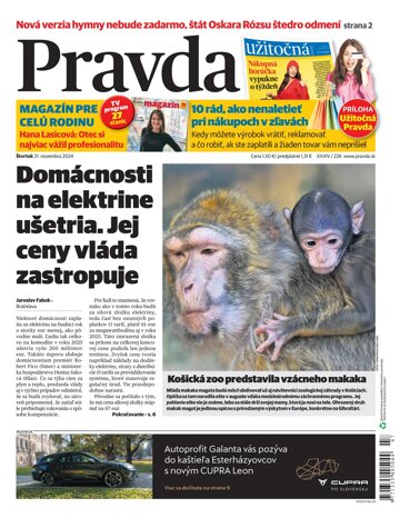 Obálka e-magazínu Pravda 21. 11. 2024