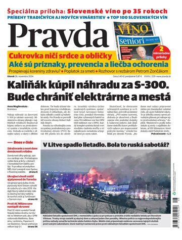 Obálka e-magazínu Pravda 26. 11. 2024