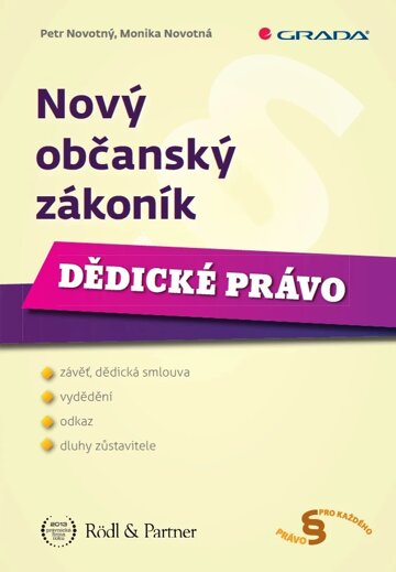 Obálka knihy Nový občanský zákoník