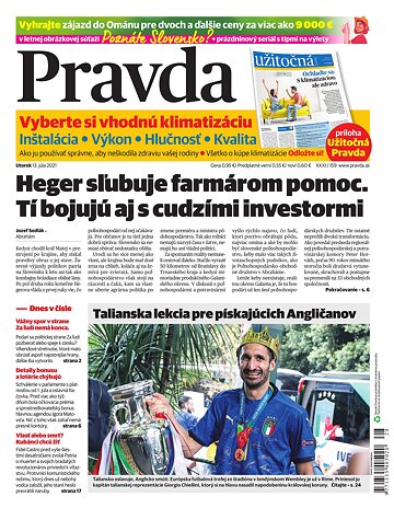 Obálka e-magazínu Pravda 13. 7. 2021