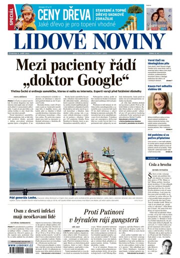 Obálka e-magazínu Lidové noviny 9.9.2021