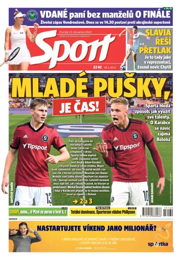 Obálka e-magazínu Sport 13.7.2023