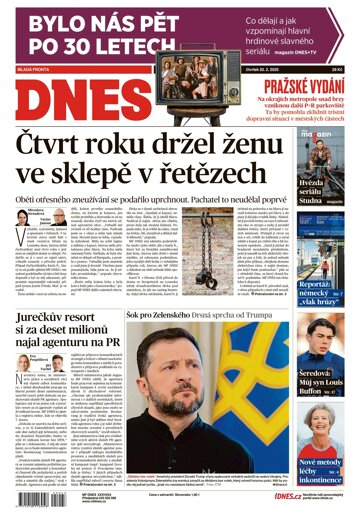 Obálka e-magazínu MF Dnes 20.2.2025