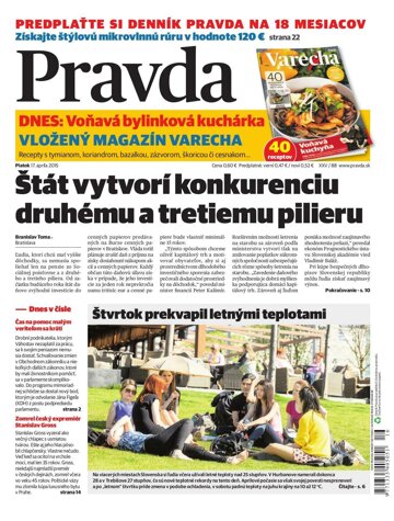 Obálka e-magazínu Pravda 17.4.2015