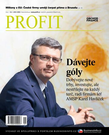 Obálka e-magazínu Profit 18.1.2016