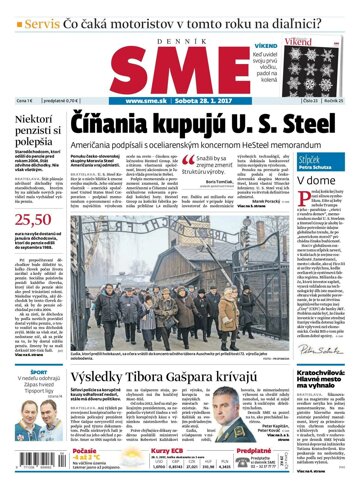 Obálka e-magazínu SME 28.1.2017