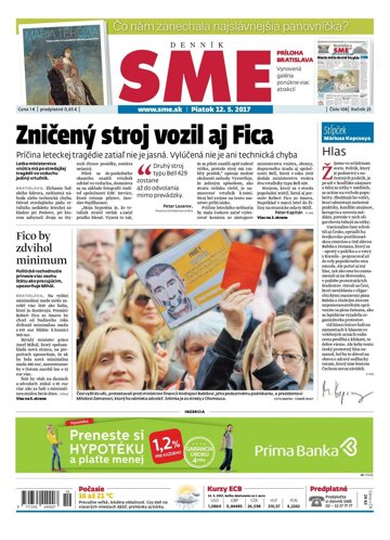 Obálka e-magazínu SME 12.5.2017