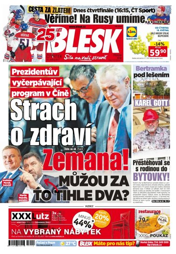 Obálka e-magazínu Blesk 18.5.2017