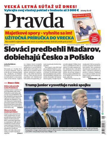 Obálka e-magazínu Pravda 12.7.2017