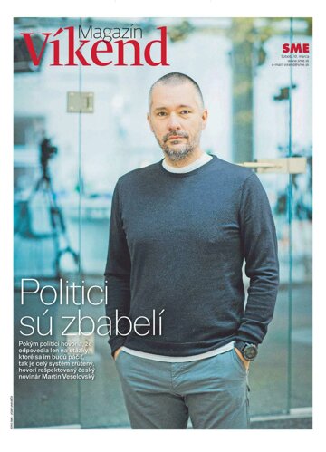 Obálka e-magazínu SME Víkend 10/3/2018