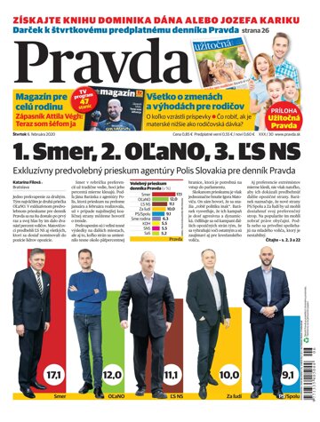 Obálka e-magazínu Pravda 6. 2. 2020