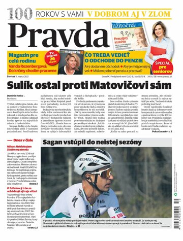 Obálka e-magazínu Pravda Dennik 11. 3. 2021