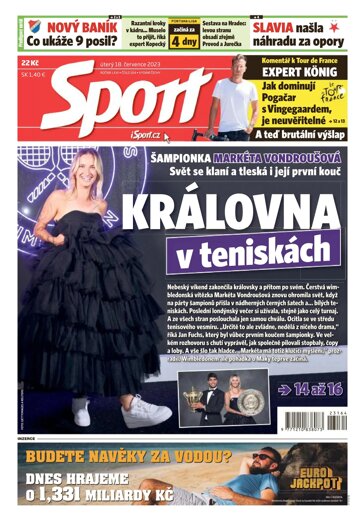 Obálka e-magazínu Sport 18.7.2023