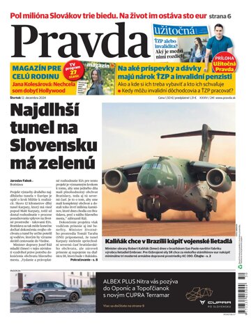 Obálka e-magazínu Pravda 12. 12. 2024