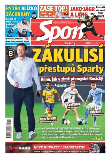 Obálka e-magazínu Sport 1.3.2025