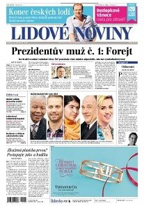 Obálka e-magazínu Lidové noviny 18.12.2013