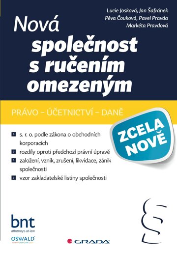 Obálka knihy Nová společnost s ručením omezeným