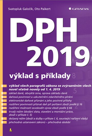 Obálka knihy DPH 2019