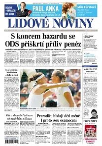 Obálka e-magazínu Lidové noviny 4.7.2014