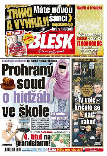 Obálka e-magazínu Blesk 28.1.2017