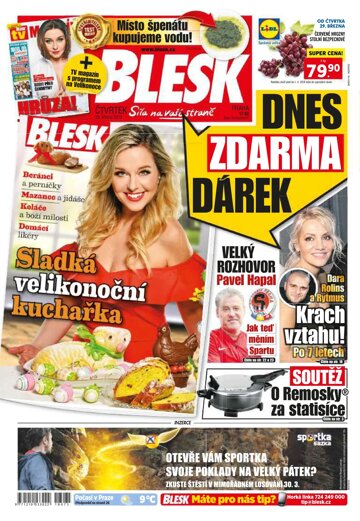 Obálka e-magazínu Blesk 29.3.2018